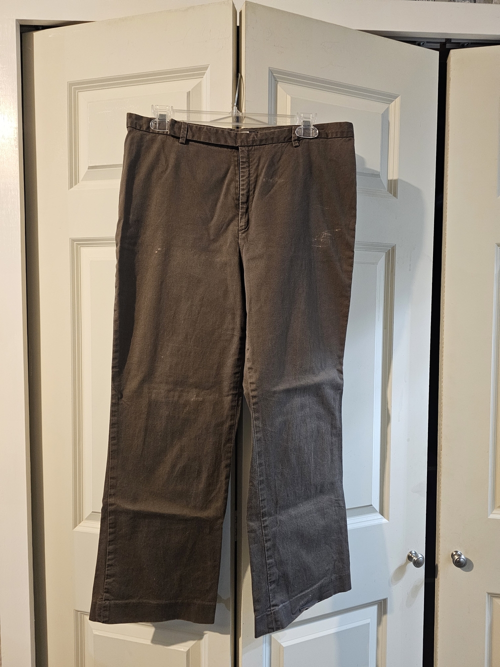 GAP Cropped Stretch Pants in Olive Green Size 12